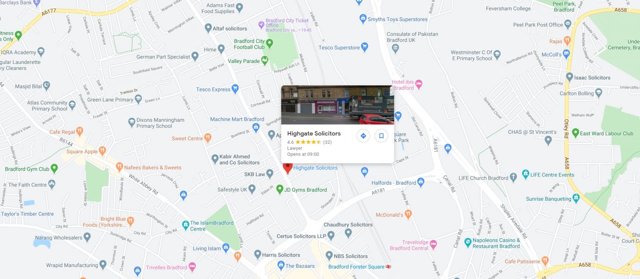 Contact Highgate Solicitors